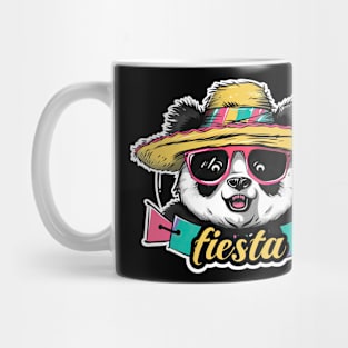 Cute panda cinco de mayo fiesta Mug